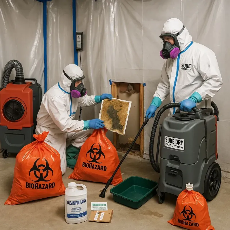 Contaminated Water Handling Protocols process in Brown County, KS